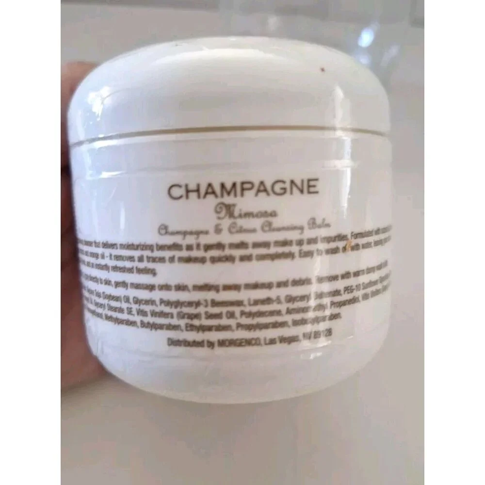 Champagne Mimosa Citrus Cleansing Balm 4 Oz 113g Makeup Remover Sealed Condition - Picture 3 of 7